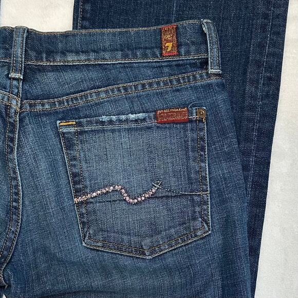 🌴 7 For All Mankind Bootcut Jeans, Size 28 - Picture 4 of 12
